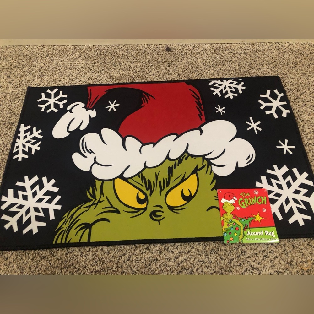 The Grinch Christmas Accent Rug